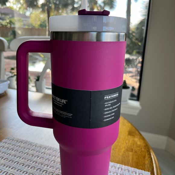 Stanley Adventure Quencher Travel Tumbler in Azalea. Brand new with tag. - Picture 4 of 6